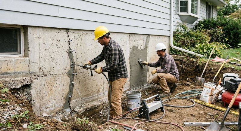 Basement Foundation Repair in Kernersville, NC