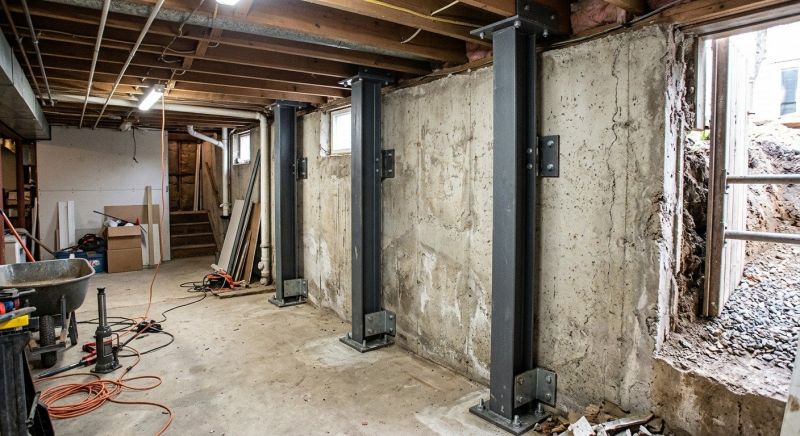 Basement Stabilization in Winston Salem, NC