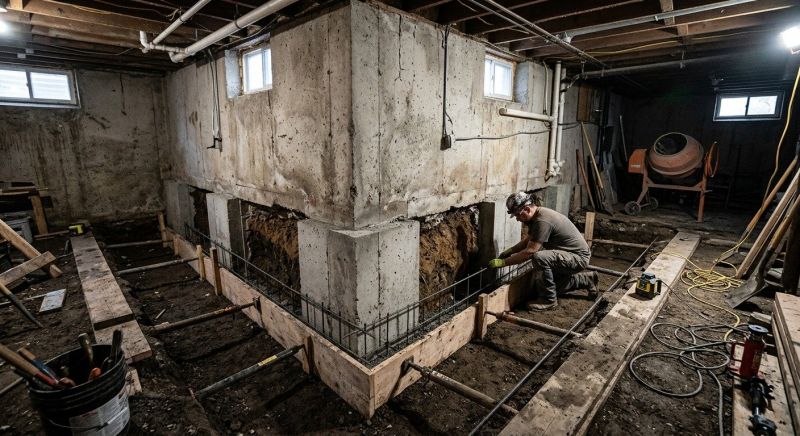 Basement Underpinning in Winston Salem, NC