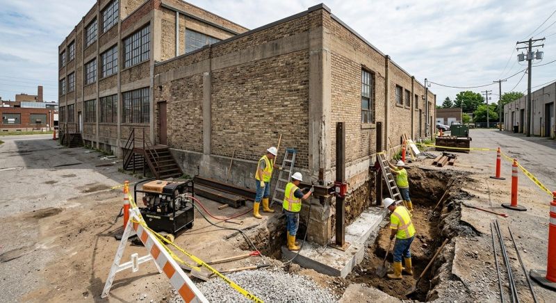 Commercial Foundation Repair in Winston Salem, NC