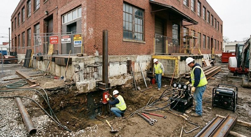 Commercial Foundation Repair in Winston Salem, NC