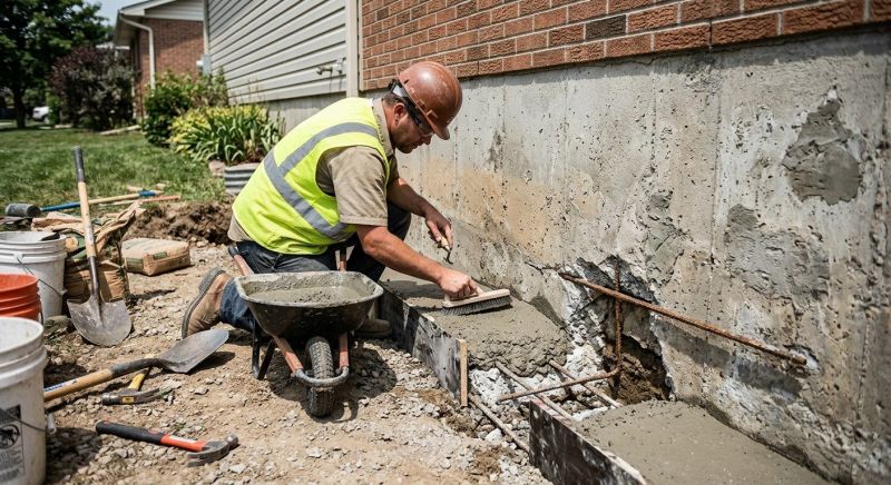 Concrete Foundation Repair in Davidson County, NC