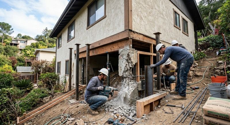 Concrete Foundation Repair in Stokes County, NC