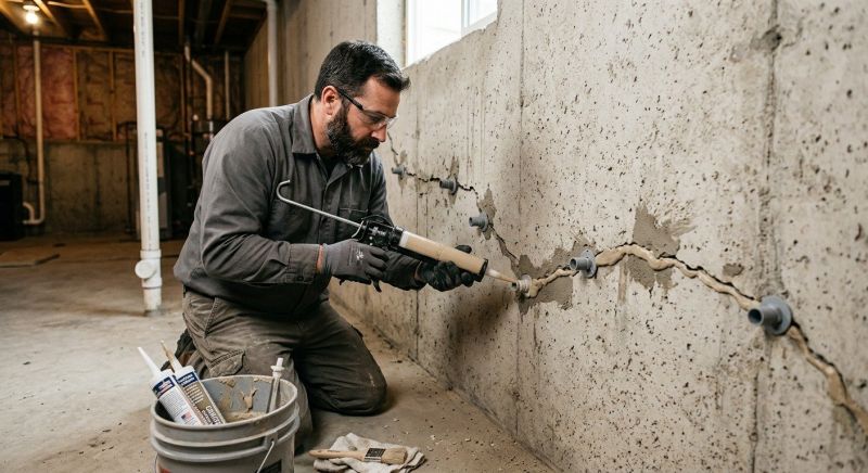 Cracked Foundation Repair in Kernersville, NC