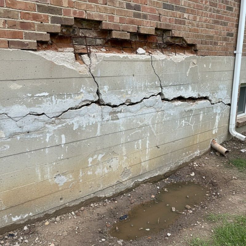 Cracked Foundation Repair in Madison, NC