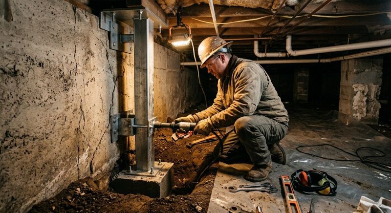Crawlspace Foundation Repair in Davie County, NC