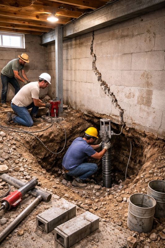 Crawlspace Structural Repair in Winston Salem, NC
