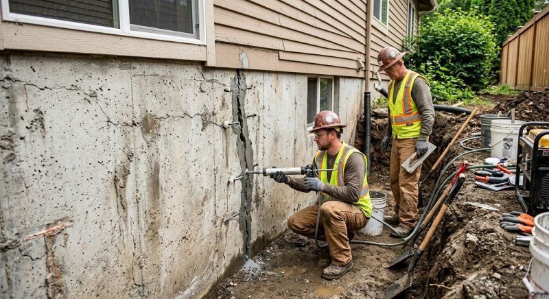 Foundation Cracks Repair in Winston Salem, NC