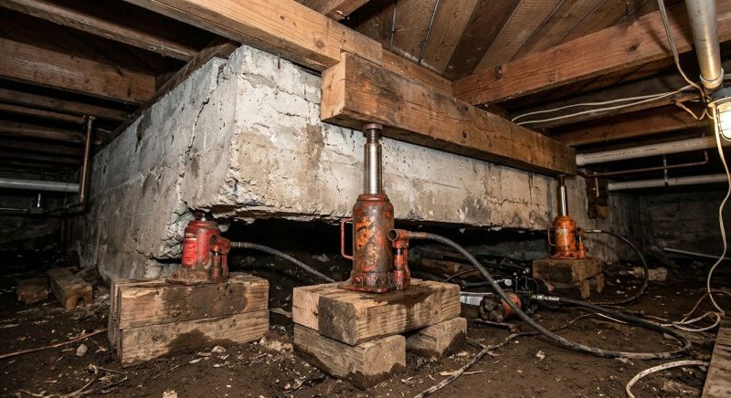 Foundation Jacking in Davie County, NC