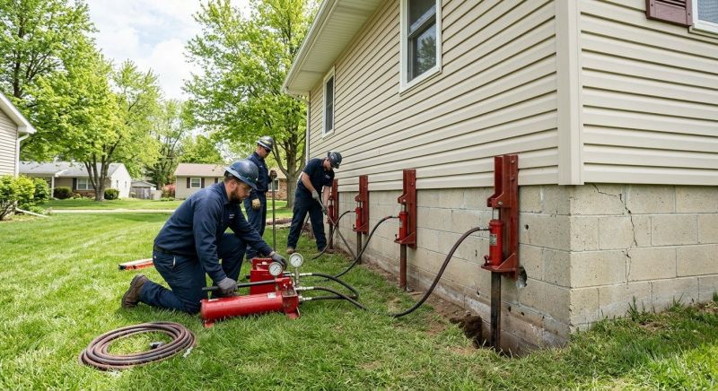 Foundation Jacking in Pfafftown, NC