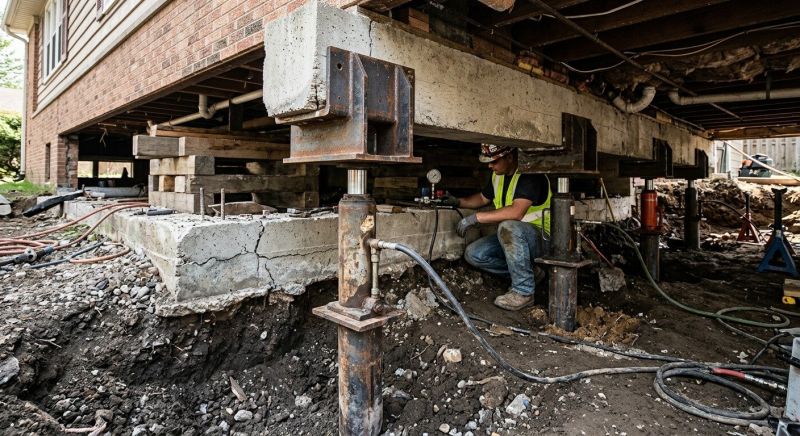 Foundation Lifting in Lexington, NC