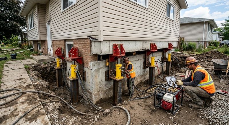 Foundation Lifting in Lexington, NC