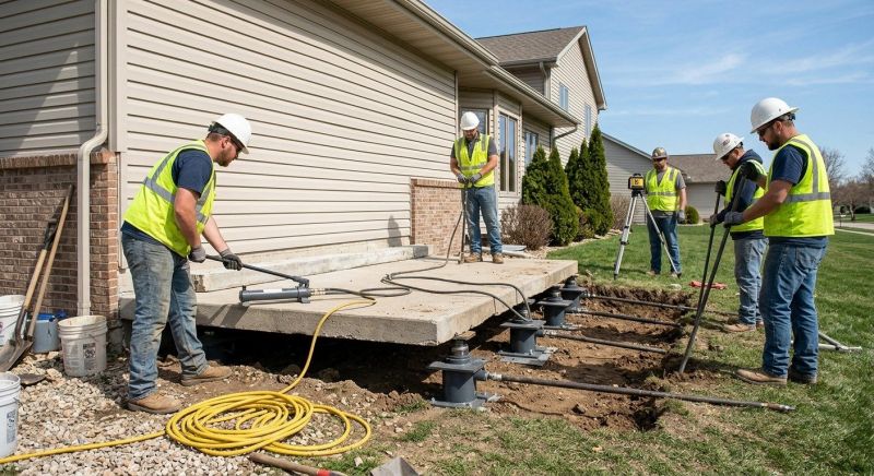Foundation Lifting in Summerfield, NC