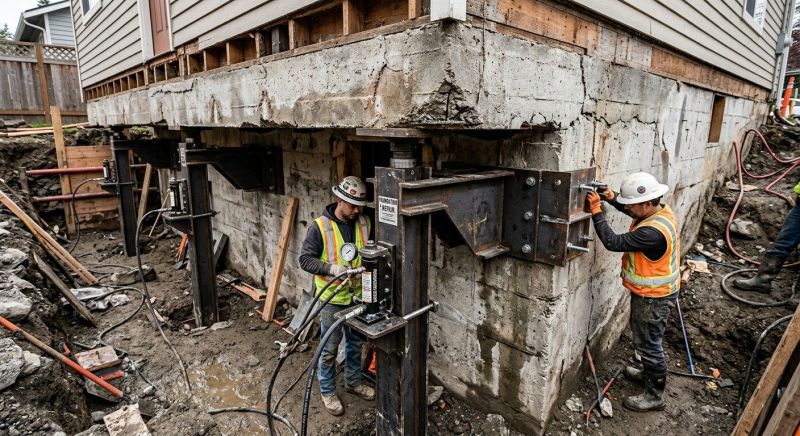 Foundation Lifting in Summerfield, NC