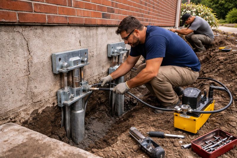 Foundation Pier Repair in Winston Salem, NC