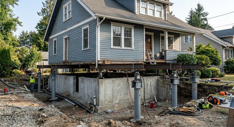 Foundation Raising in Davie County, NC
