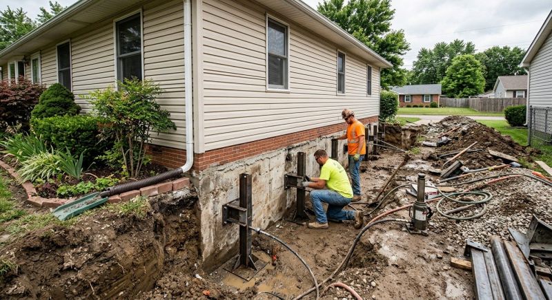 Foundation Stabilizing in Davie County, NC