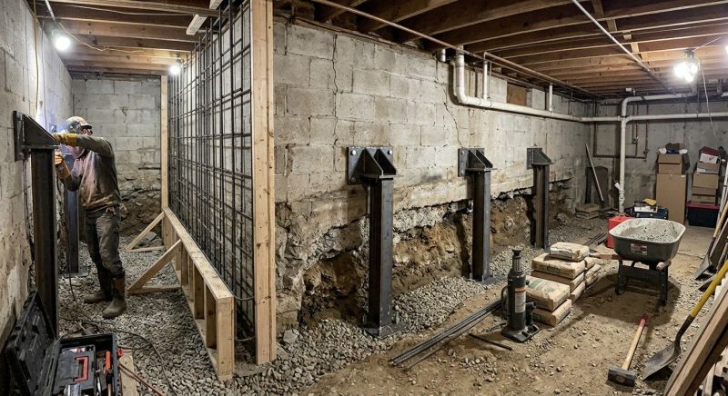 Foundation Stabilizing in Kernersville, NC