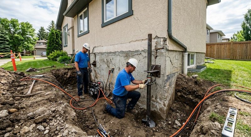 Helical Piers Installation in Winston Salem, NC