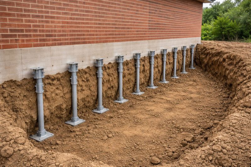 Helical Pile Installation in Winston Salem, NC