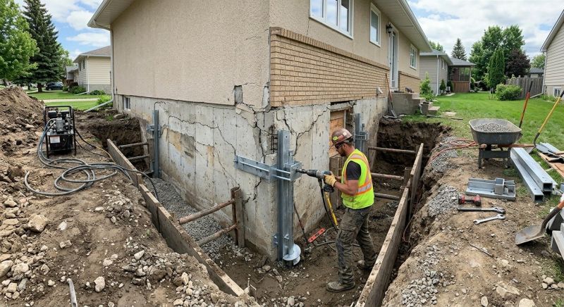 House Foundation Repair in Colfax, NC