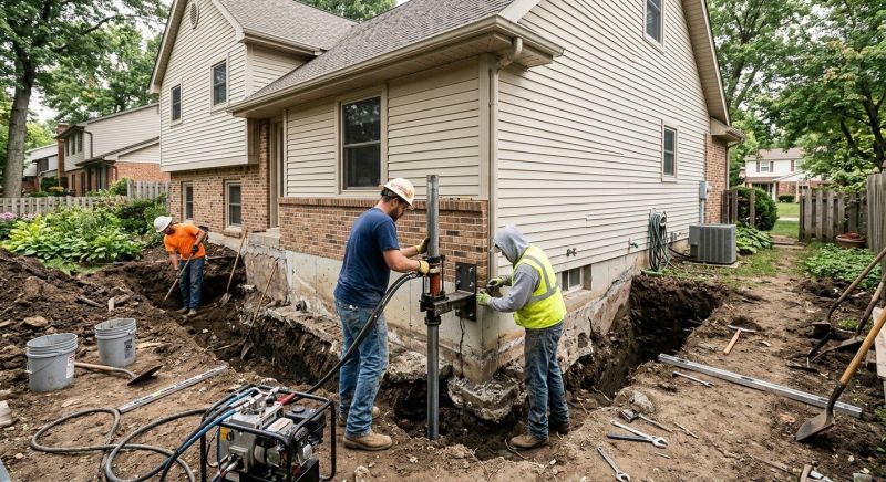 House Foundation Repair in Davidson County, NC