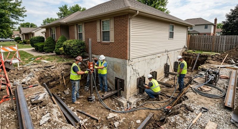 House Foundation Repair in Stokesdale, NC