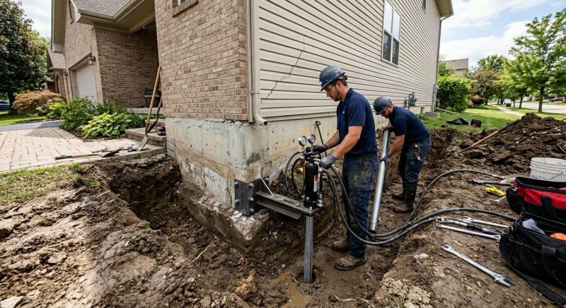 Settling Foundation Service in Davie County, NC
