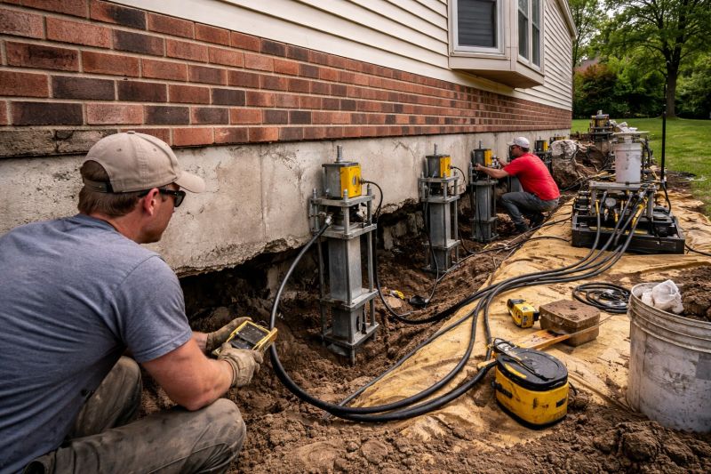 Settling Foundation Service in Pfafftown, NC