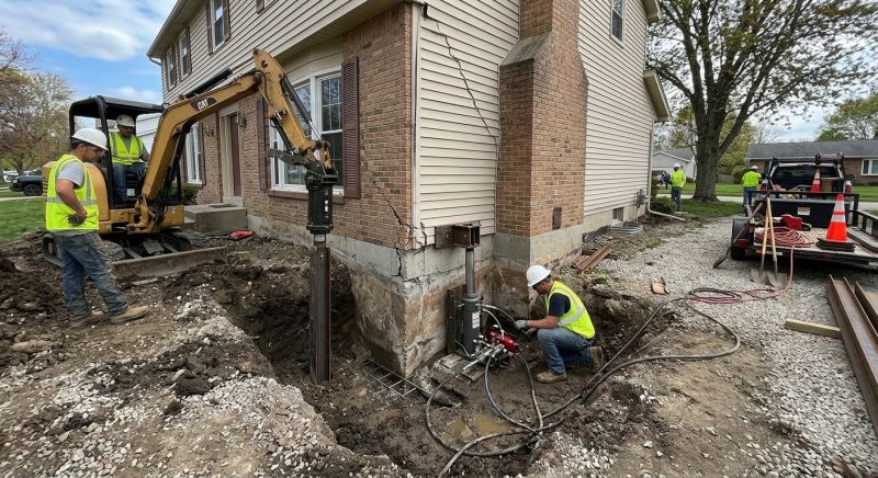 Sinking Foundation Repair in Colfax, NC