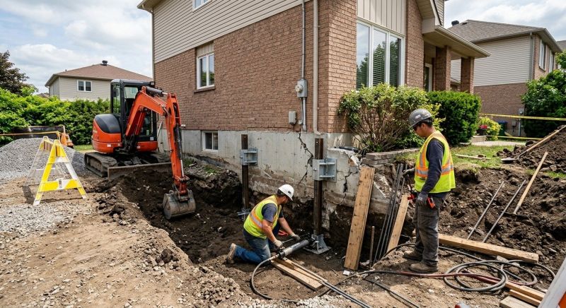 Sinking Foundation Repair in Pinnacle, NC