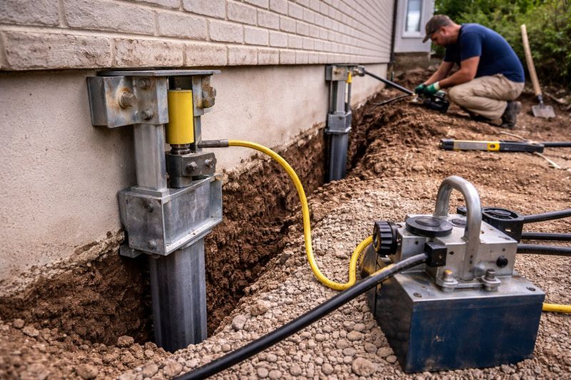 Sinking Foundation Repair in Stokes County, NC