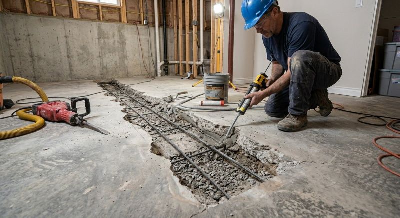 Slab Foundation Repair in Winston Salem, NC