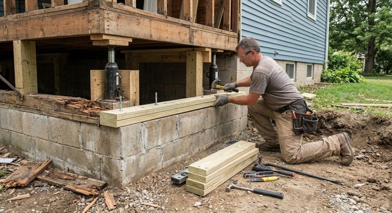 Slab Foundation Repair in Winston Salem, NC