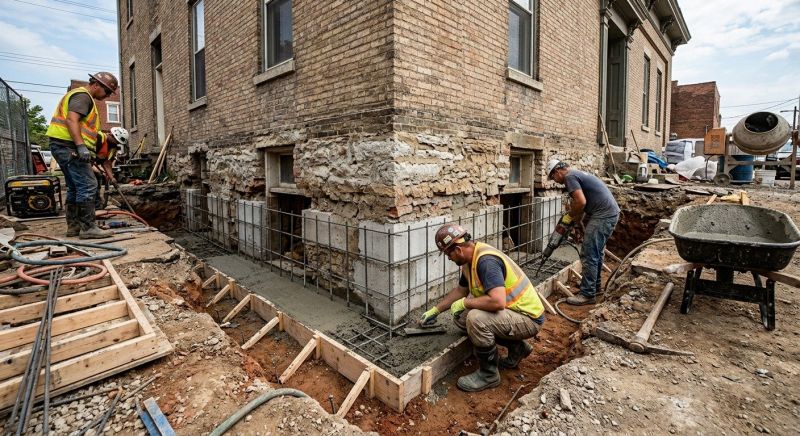 Structural Underpinning in Winston Salem, NC