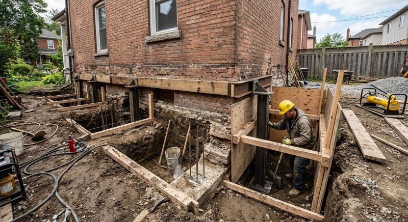 Structural Underpinning in Winston Salem, NC